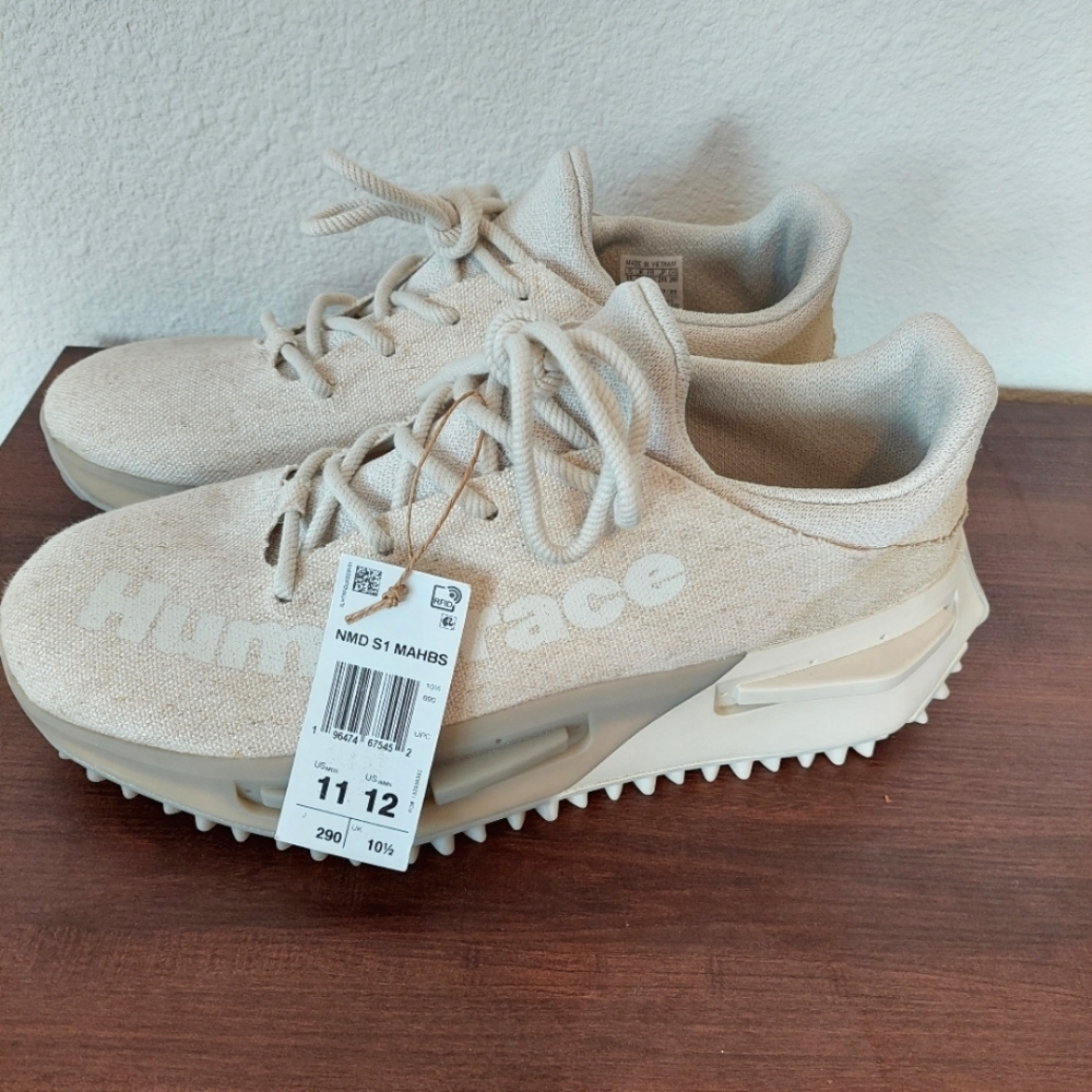 Adidas Humanrace Pharrell NMD S1 MAHBS Oatmeal Men's Size 11